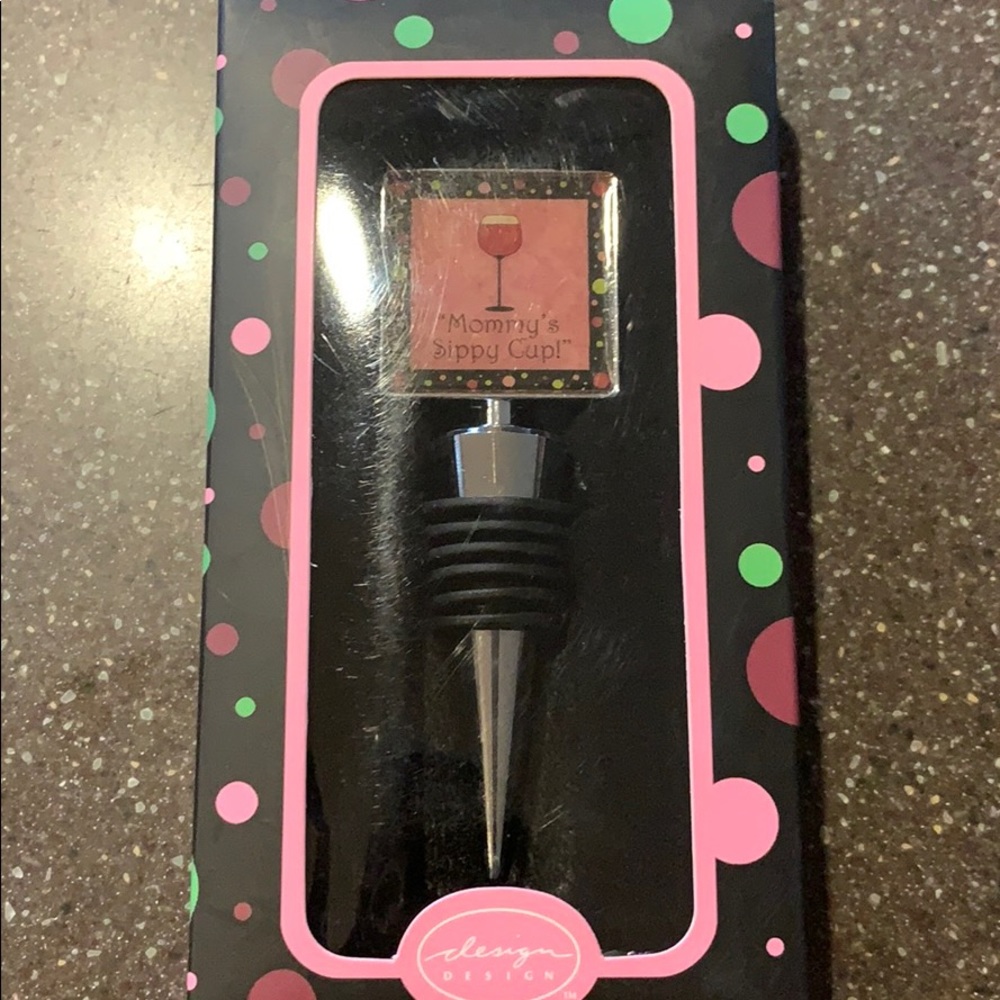 Metal wine stopper